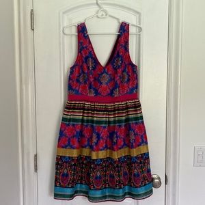 Payal Jain Colorful dress from Anthropology